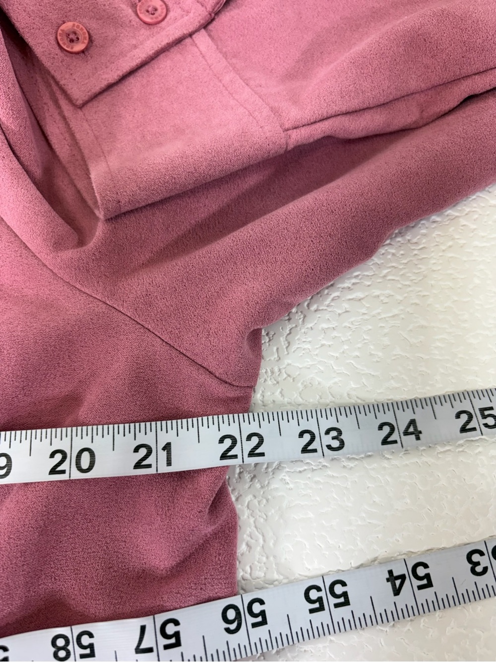 Sonoma Dusty Rose Zip-Front Jean Jacket 3492 - Picture 6 of 12